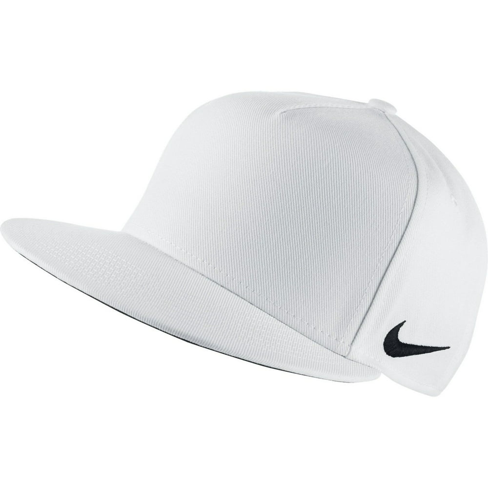NEW Nike Golf True Tour Blank White Adjustable Snapback Flatbill Hat