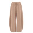 thumbnail image 5 of Luvrsol Womens Sweat Pants Casual Solid Wide Straight Leg Sweatpants Relaxed Fit Long Athletic Lounge Pants S-3XL, 5 of 8