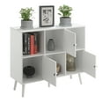 thumbnail image 4 of Convenience Concepts Xtra Storage 3 Door Cabinet Console Table, Black, 4 of 7