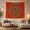 Reddish Mandala, variant on Terracotta Star Medallion Pattern Tapestry Wall Hanging