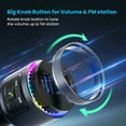 thumbnail image 5 of RHEA- Bluetooth5.0 Fm Transmitter Qc3.0 Led Backlit Wireless Radio Adapter Mp3 Player, 5 of 6