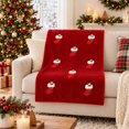 thumbnail image 3 of Christmas Flannel Throw Blanket 40"x60", Soft Microfiber Cozy Blanket for Couch Bed, Holiday Christmas Decorations Throw, 3 of 4