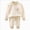 T320-Khaki, variant on Baby Boys Girls' 2 Piece Made With Cotton Sleepwear Fall Clothes Tracksuit Sweatsuits Set Back-To-School Outfit Set 90