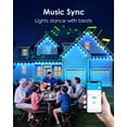 thumbnail image 4 of DAYBETTER 100ft Permanent Outdoor Lights, RGB Eaves String Lights with 50LED, Remote/APP Control, IP65 Waterproof, for Garden Halloween Christmas Party Decorations, 4 of 7