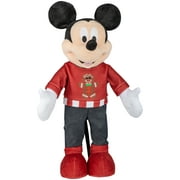 Holiday Greeter Plush Gingerbread Mickey by Gemmy Industries