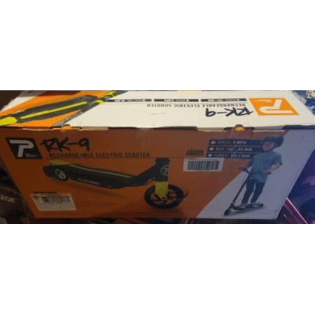 Brand New Pulse Electric Scooter - Rechargeable, 8mph, Black and Yellow - Suitable for Ages 8+