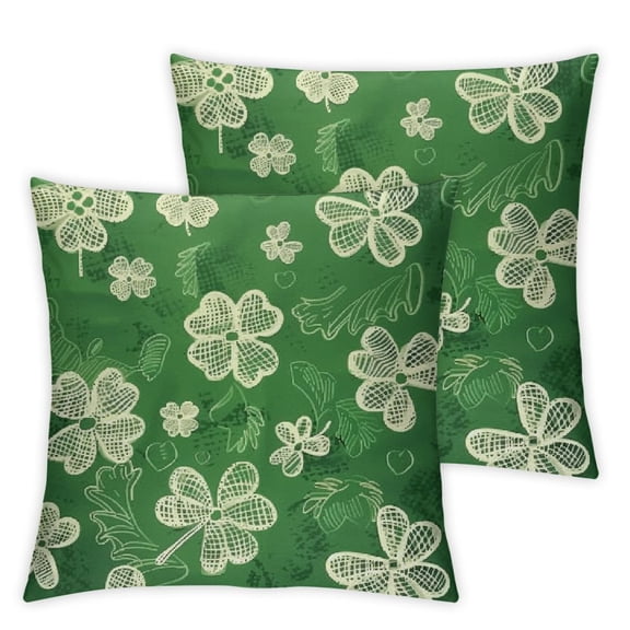 BANET St Patricks Day Pillow Covers Happy St Patricks Day Decor for Throw Pillows Covers St Patricks Day Pillow Covers Decor Couch Living Room Pillow Cases Set of 2 12x12in