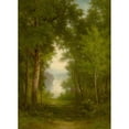 thumbnail image 3 of Andrew Fisher Bunner 18x24 Black Modern Framed Museum Art Print Titled - In the Forest, 3 of 5