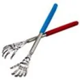 thumbnail image 3 of Portable Extendable Back Scratchers, Extendable Design For Hard To Reach Spots, Stainless Steel Claw, Comfortable Grip, Rubber Handles, Retractable Handle, Promotes Blood Flow, 3 of 6