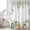 White Green, variant on Autumn Pumpkin Shower Curtain, Waterproof Shower Curtains for Bathroom, Sage Green Thanksgiving Eucalyptus Leaves Washable Fabric Bathtub Curtain Set Bath Decor with 12 Hooks 72"x78"