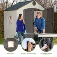 thumbnail image 3 of Lifetime 8 Ft. x 5 Ft. Outdoor Storage Shed, 3 of 8