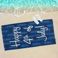 thumbnail image 4 of HBBKVI Independence Day Beach Towel 30" × 60", Quick Dry Bath Towels for Bath Beach Travel, Lightweight Super Absorbent Sand Proof Towels, 4 of 6