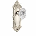 thumbnail image 3 of Grandeur Biarritz Crystal Door Knob with Grande Victorian Plate, 3 of 7