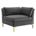 thumbnail image 5 of Modway Ardent 4-Seater Performance Velvet Sofa in Gray, 5 of 9