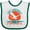 White and Green, variant on Inktastic Fort Lauderdale Florida Vacation Trip Boys or Girls Baby Bib