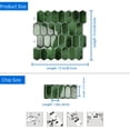 thumbnail image 5 of DEWOO 10-Sheet Hexagon Peel and Stick Backsplash for Kitchen, New Upgrade Premium Extra Thicker Design 3D Self Adhesive Wall Tiles, Large Stick on Tiles for Kitchen and Bathroom (12" x 12"), 5 of 11