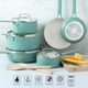 thumbnail image 3 of Set de utensilios de cocina Martha Stewart Emmeline, 12 piezas, color verde azulado, 3 of 9