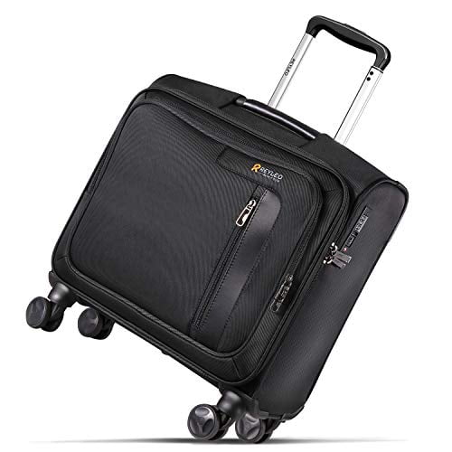 Reyleo Reyleo Rolling Briefcase On 8 Wheels Rolling Laptop Bag Rolling Computer Case Spinner Mobile Office Carry On Luggage Built In Tsa Lock For 14 1 Inch Notebook Walmart Com Walmart Com