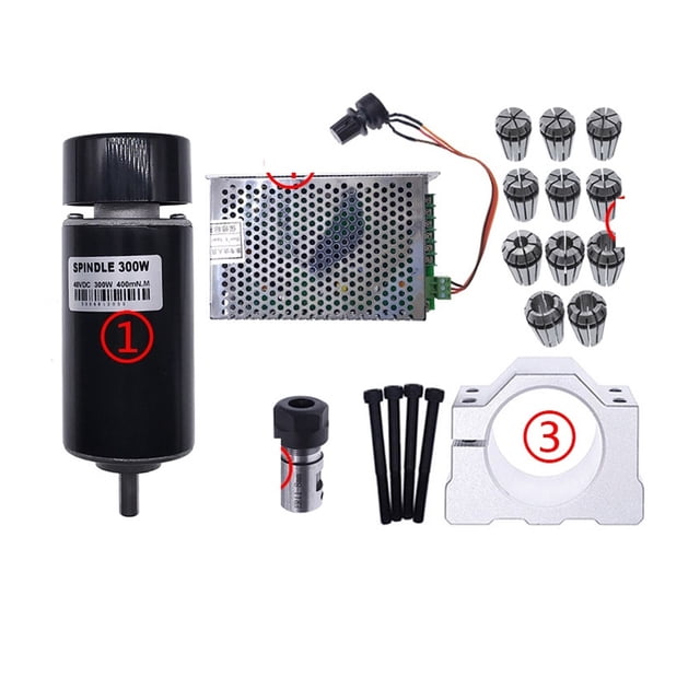 Ensemble de Broches 300W 48V Dc 0-60vdc Régulateur de Vitesse Réglable Alimentation pour Machine de Gravure, Facile à Installer