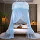 thumbnail image 4 of Mosquitera Tipo Domo para Techo Smj251216004 | Malla de Poliéster Encriptada Plegable | Dosel de Cama con Volantes Estilo Princesa | Protección Contra Insectos para Camas Queen, Dobles E Individuales, 4 of 6