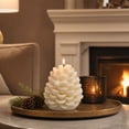 thumbnail image 4 of Cadancy Pine Cone Shape Scented Candles Soy Wax Aromatherapy Home Decor Tabletop Centerpiece Christmas Winter Holiday Decoration Indoor Fragrance Gift Set Party Seasonal Ornament, 4 of 7