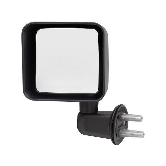 Left Mirror - Compatible with 2007 - 2017 Jeep Wrangler 3.6L V6 Naturally Aspirated DOHC GAS 2008 2009 2010 2011 2012 2013 2014 2015 2016
