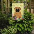 thumbnail image 2 of Carolines Treasures BB6007GF Easter Eggs Pug Brown Garden Size Flag, 2 of 3
