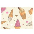 thumbnail image 1 of RYLABLUE Childish Seamless Pattern With Ice cream 1 Pillow Cases 20x30 inches Two Sides Print, 1 of 1