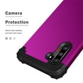 thumbnail image 6 of JTCASES for Samsung Galaxy Note 20 Case, Drop Resistant Corners, Wireless Charging, Heavy Duty Shockproof Hybrid Hard PC Bumper, Camera Protection, Skin-feel Anti-scratch Tough Cover, Purple, 6 of 9