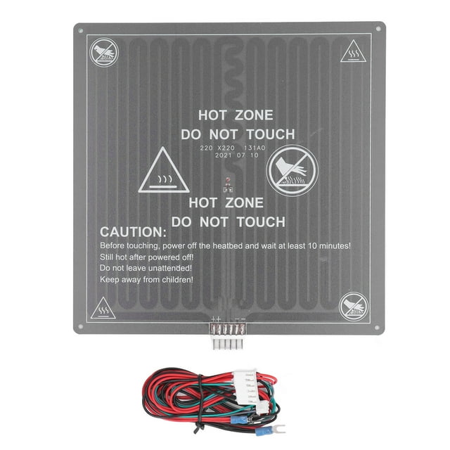 Reemplazo de cama calefactada Para impresora D NikouMX cama caliente Para impresora 3D