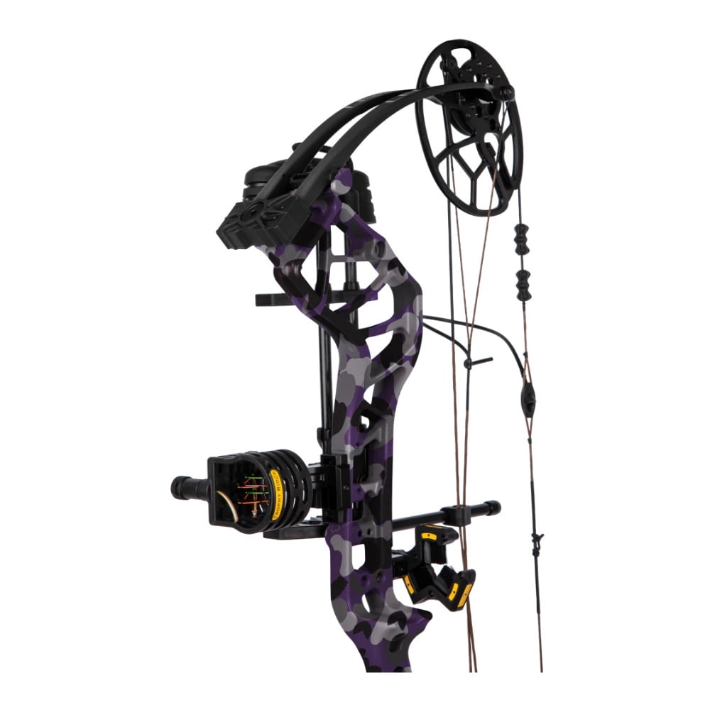 Bear Archery Legit Maxx RTH Right-Hand Compound Bow (10-70 lbs) - Fred Bear Twilight/Black