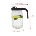 thumbnail image 4 of Tapa para vaso de batido de boca ancha con asa, vaso para bebidas frías, 86 mm, tapa para vaso de té con leche, tarro grande con tapa de limón, 4 of 6