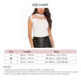 thumbnail image 6 of Women Lace Stitching Top Pure Color Stylish Breathable Women Sleeveless Shirt Top for Daily Party Dating White S, 6 of 6