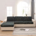 thumbnail image 3 of Funda Elástica para Cojín de Sofá, Funda antipolvo para Sofá para Sala de Estar, Mascotas, Niños, Funda para Asiento, Chaise Longue, Esquina, Funda para Sofá en Forma de L, 3 of 5