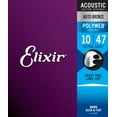 thumbnail image 3 of Elixir 11000-U Polyweb 80-20 Bronze Extra Light Acoustic Guitar Strings Set, 3 of 5