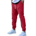thumbnail image 4 of FDGIU Men's Sweatpants Drawstring Joggers‌ - Casual Workout Athletic Pants with Pockets, 4 of 6