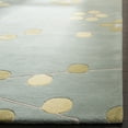 thumbnail image 4 of SAFAVIEH Soho Betsey Floral Wool Area Rug, Light Blue/Gold, 2' x 3', 4 of 6