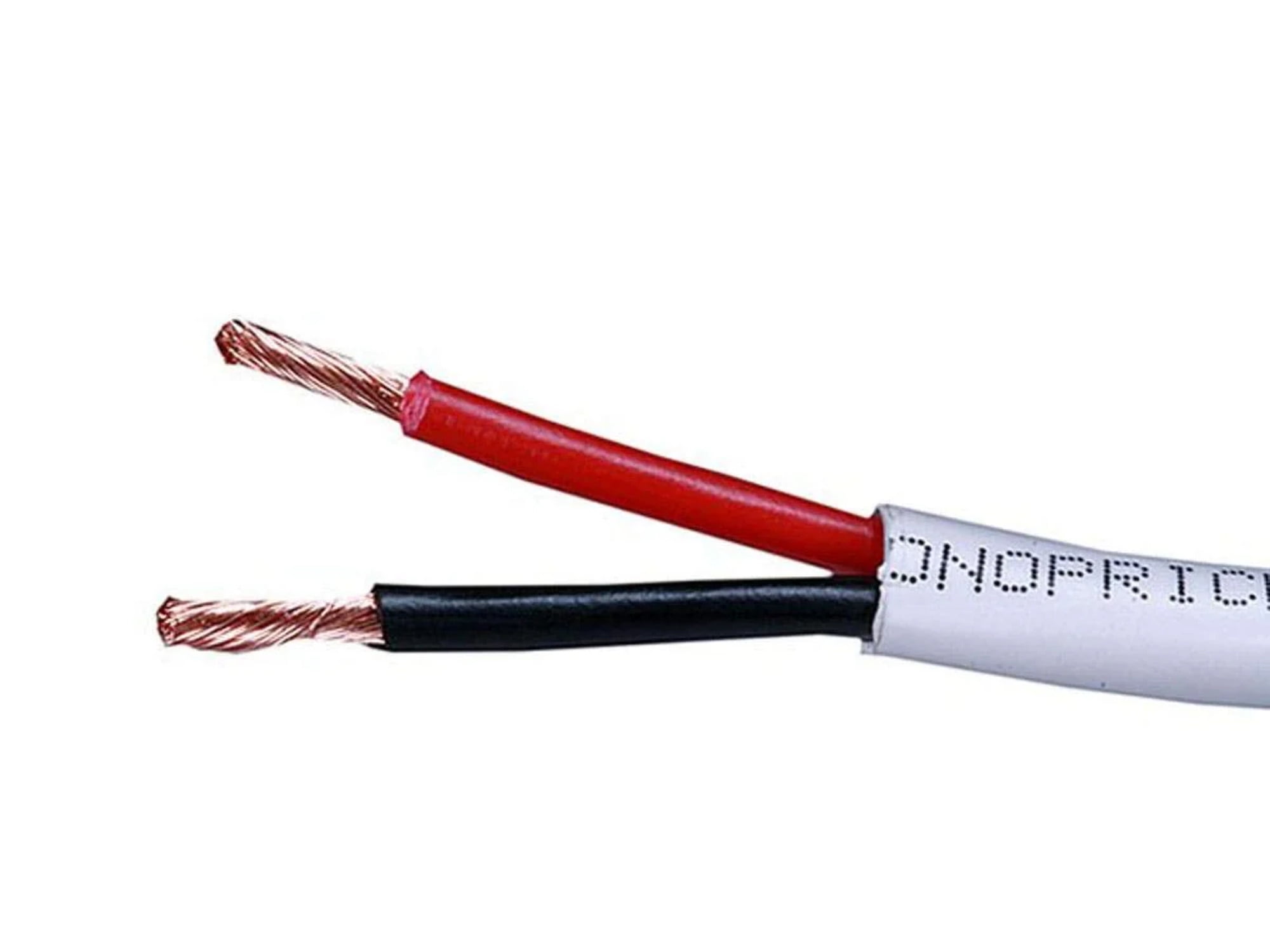 Monoprice Speaker Wire, CL2 Rated, 2-Conductor, 16AWG, 1000ft, White