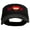 Black, variant on Spain Love Embroidered Cotton Twill Sun Visor - White OSFM