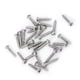 thumbnail image 3 of Shexton Tornillos, 200pcs M3 Acero Inoxidable SS304 Tornillos autorroscantes Pan Flat Truss Head(Cross Round Head), 3 of 14