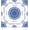 Blue Bohu31.5" x 31.5", variant on Premium 31.5" Mahjong Mat - Anti-Slip Backing, Rolls Up for Easy Storage & Travel