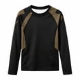 thumbnail image 5 of Unisex Children Athletic Tee, Color Block Long Sleeve Sports Running Shirt, 5 of 6