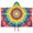 Rainbow Tie Dye-2, variant on Rainbow Tie Dye Wave Pattern Hooded Bath Towel,50"x30" for Ages 3 To 12 Kids, Quick Dry Lightweight Soft Microfiber Hood Beach Towel Cover Up for Kids