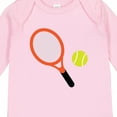 thumbnail image 4 of Inktastic Tennis Racket and Ball Boys or Girls Long Sleeve Baby Bodysuit, 4 of 5