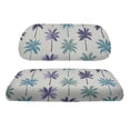 thumbnail image 2 of Pzuqiu Tropical Palm Tree Golf Cart Seat Cover Set - Breathable Stretch-Fit Protector | Washable All-Weather Accessory for EZGO, Club Car & Yamaha, 2 of 10