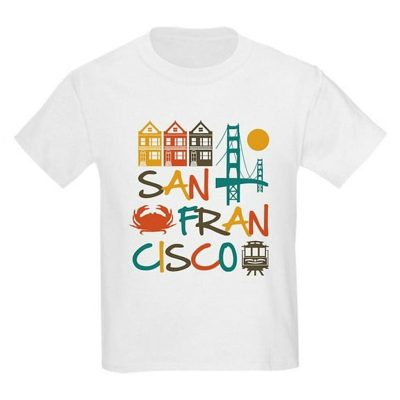 CafePress - San Francisco T Shirt - Light T-Shirt Kids XS-XL