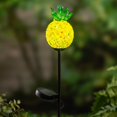 thumbnail image 3 of 22"H Art Glass Pineapple Solar Garden Stake, 3 of 4