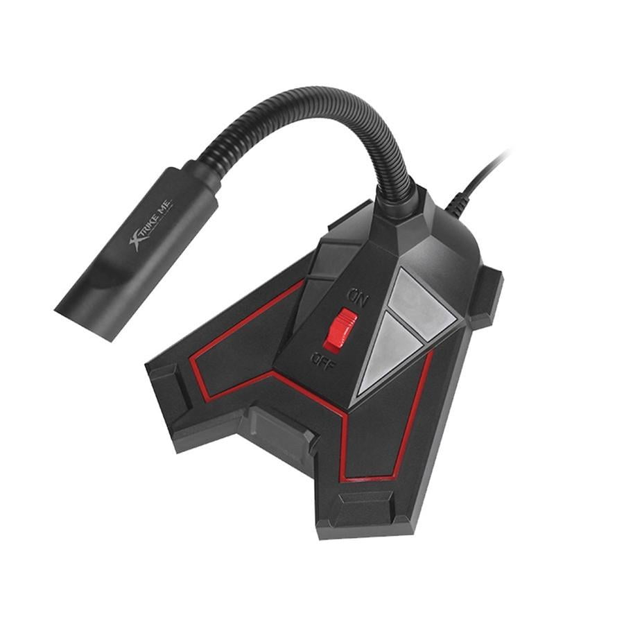 side Når som helst Rundt og rundt Xtrike Me XMC-01 - Gaming Microphone, 3.5mm Jack, High-Sensitivity with  Flexible Arm, Black - Walmart.com