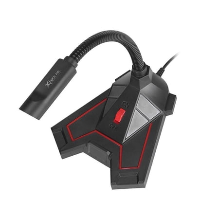 Xtrike Me XMC-01 - Gaming Microphone  3.5mm Jack  High-Sensitivity with Flexible Arm  Black