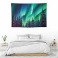 thumbnail image 4 of COMIO  Forest Wall Tapestry for Bedroom Aesthetic, Nature Outer Space Galaxy Starry Night Tapestry Wall Hanging, Green Landscape Ceiling Backdrop Decor Tapestries for Living Room Dorm, 4 of 7